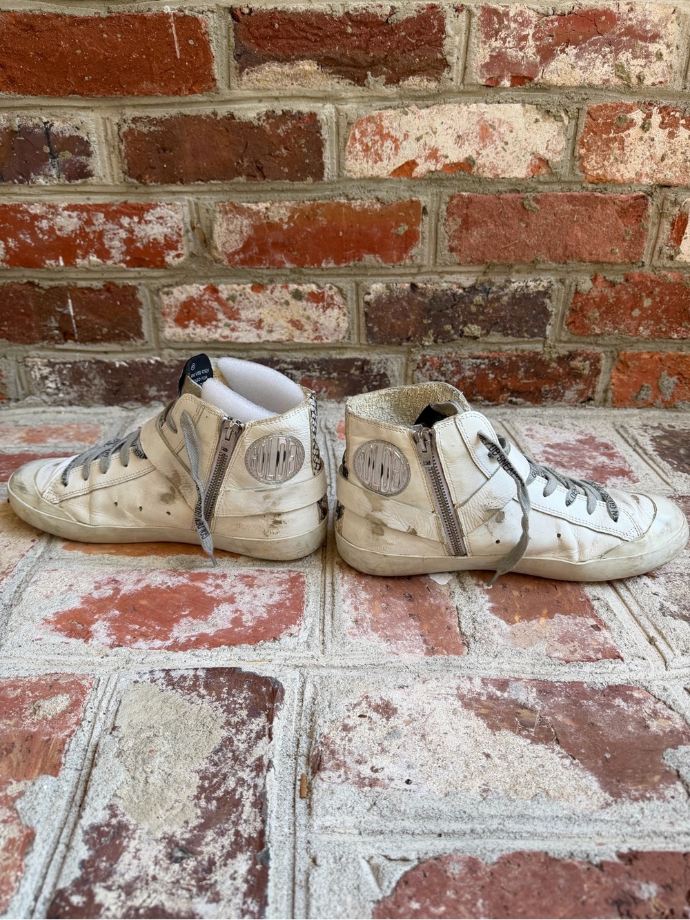 Golden Goose Francy Texas Buckle High Top Sneakers 39 - Picture 3 of 12